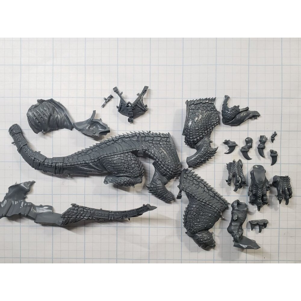 Warhammer Seraphon Bits Carnosaur Troglodon Torso Legs Claws Harness Set #01